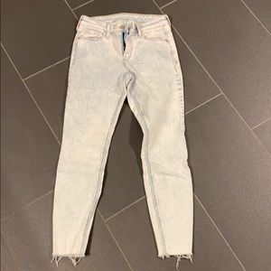 Acid wash jeans